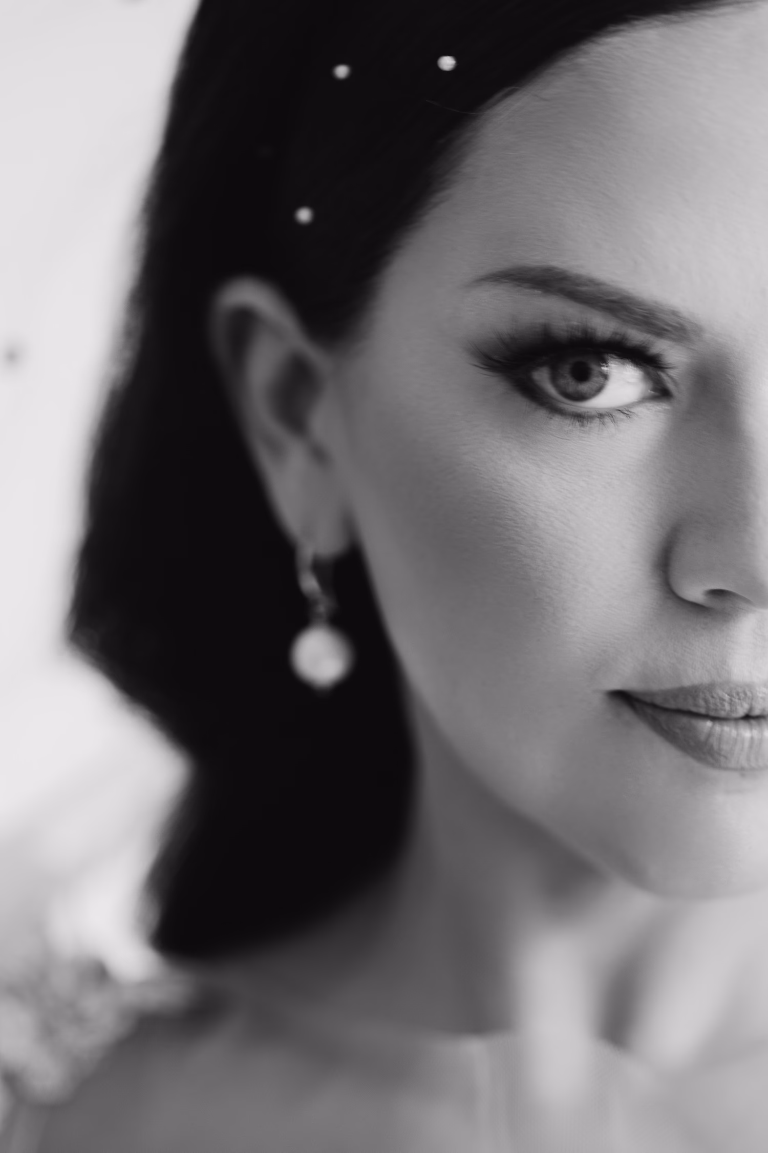 Fashion-forward bridal portrait
