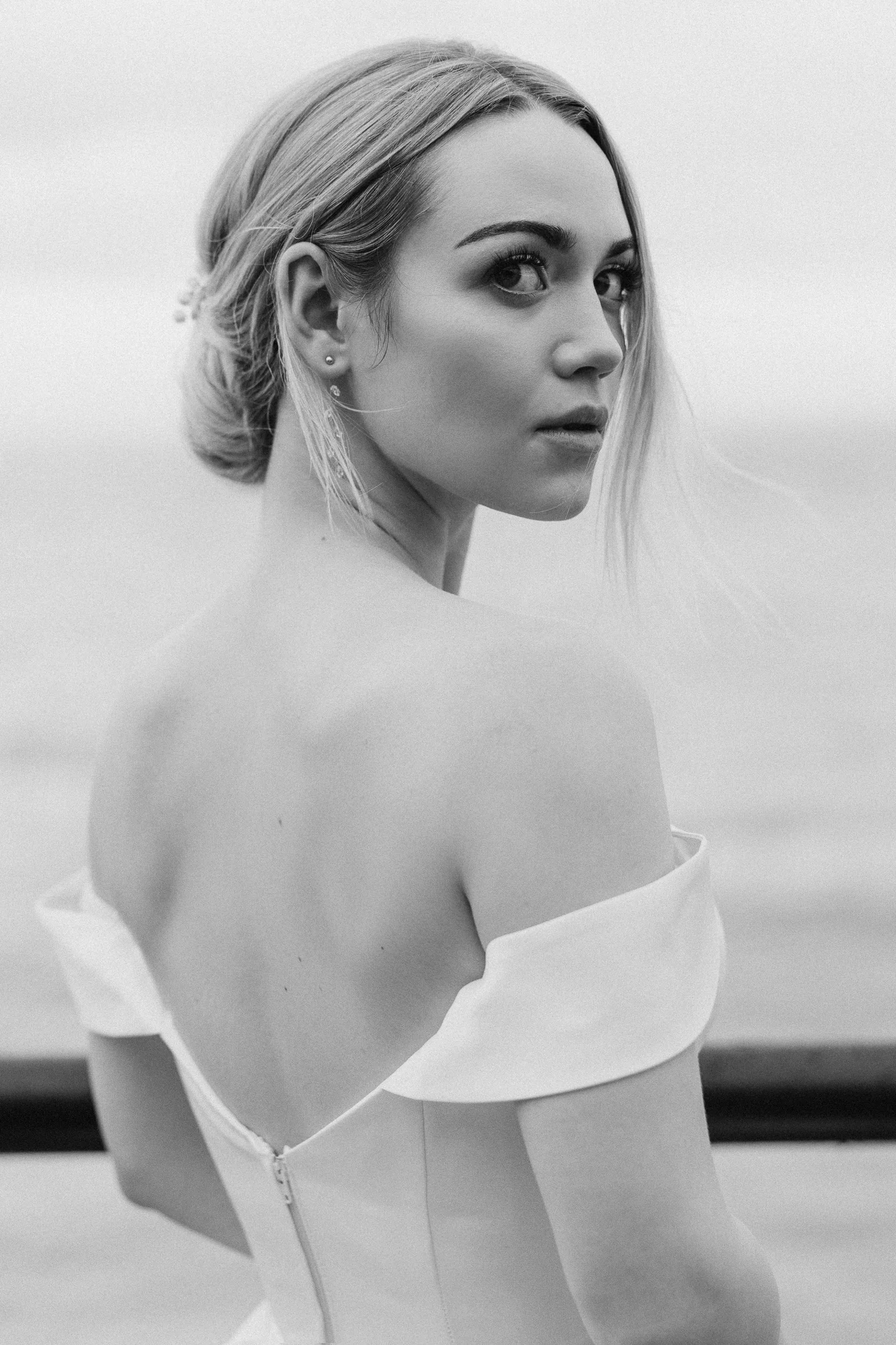 Documentary portrait of a bride