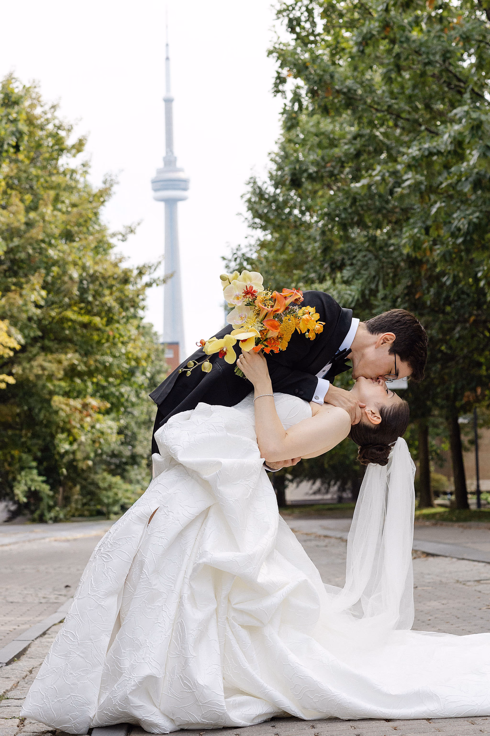 Elegant engagement and City Hall wedding photography by Astora Studio