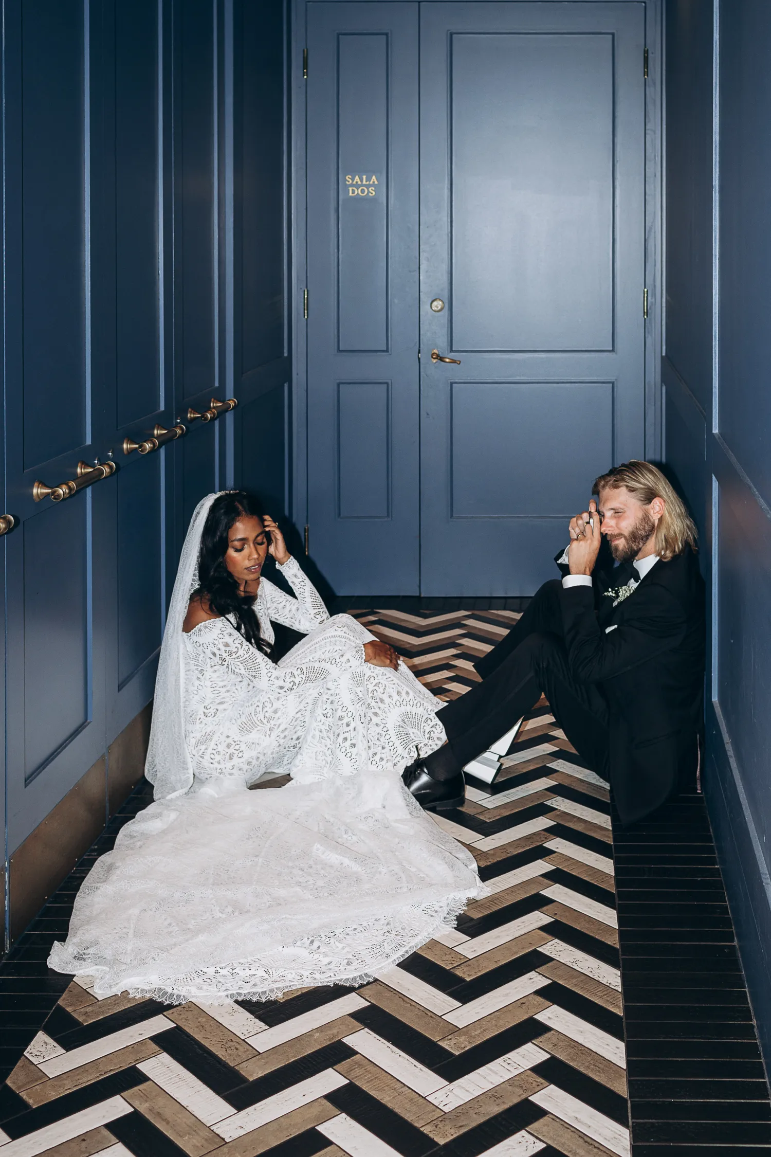 Editorial couple picture at restaurant