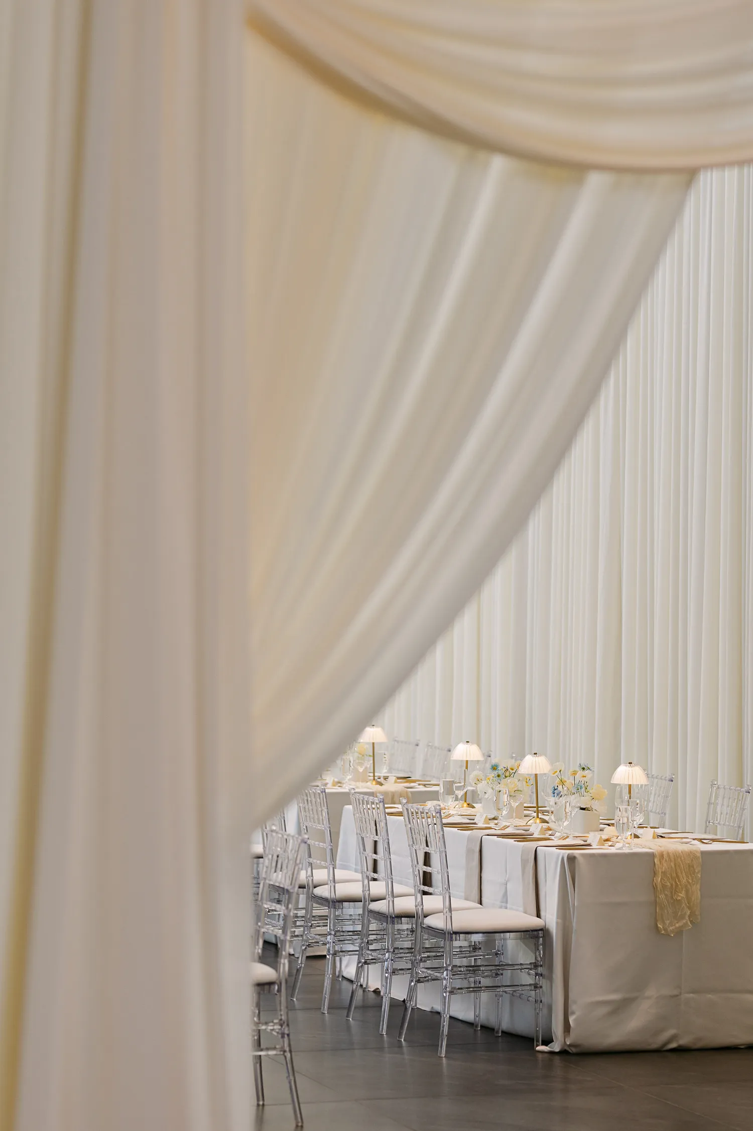 Reception photographed at Aga Khan