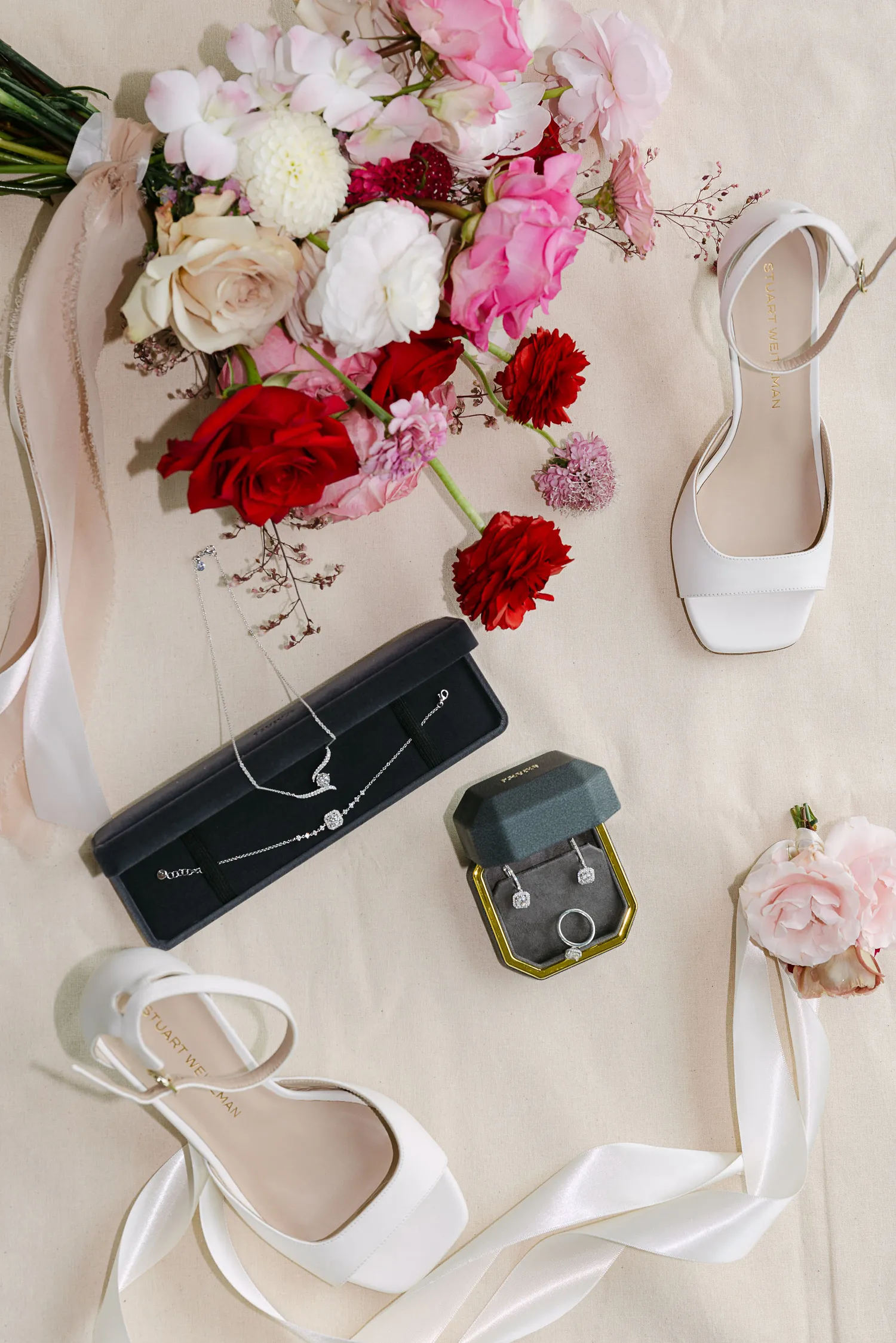 Wedding flatlay photo