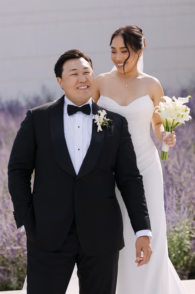 Couple posing at Aga Khan Museum