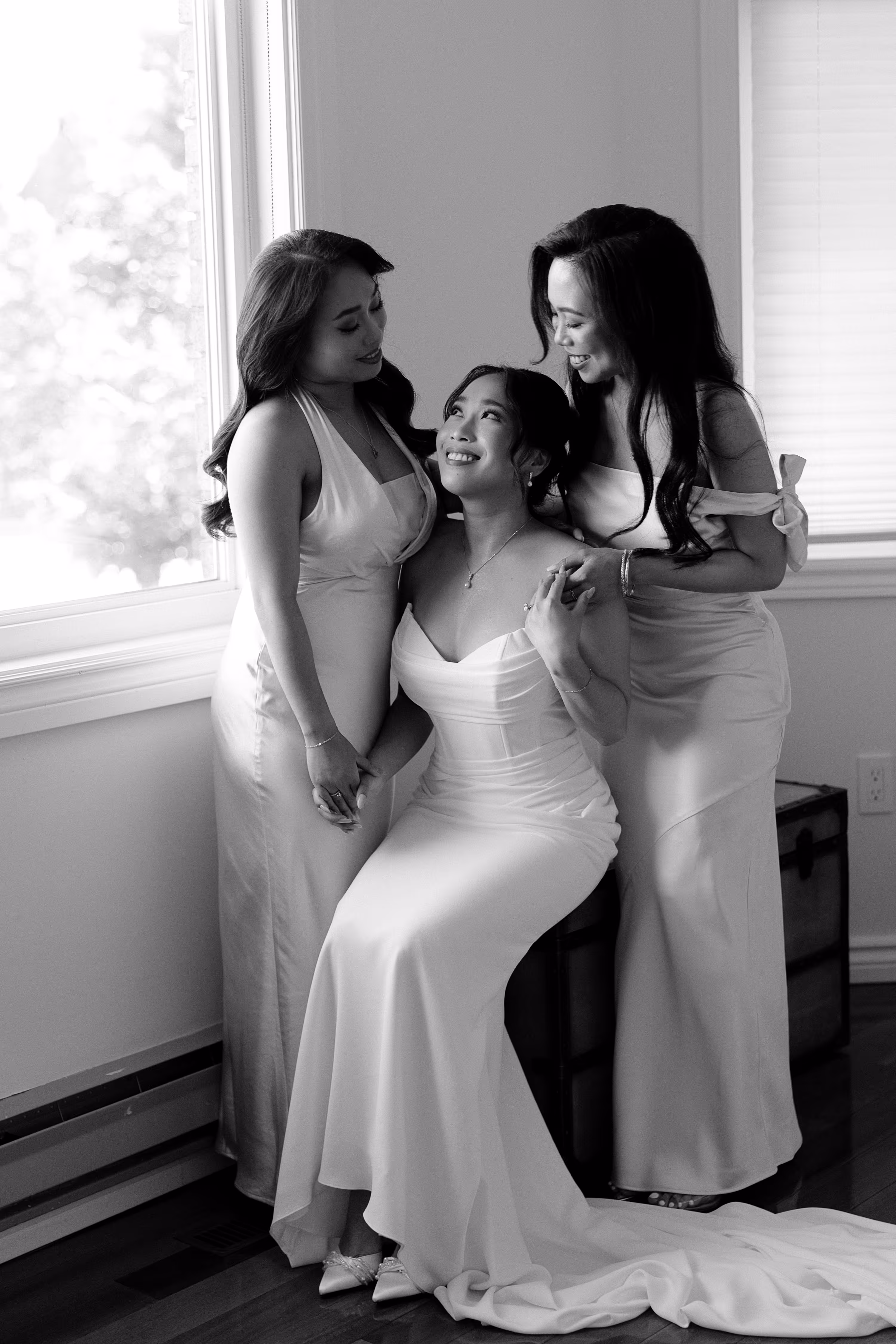 Getting ready photo at home