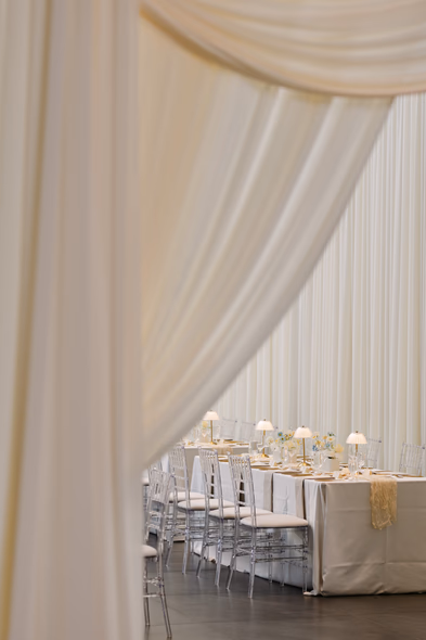 reception decor at Aga Khan Museum