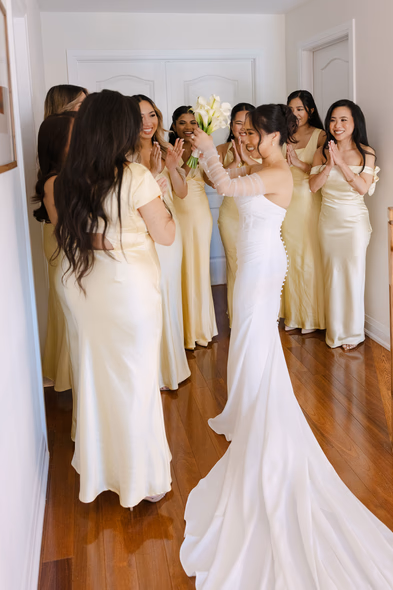 moment before wedding celebration at Aga Khan Museum