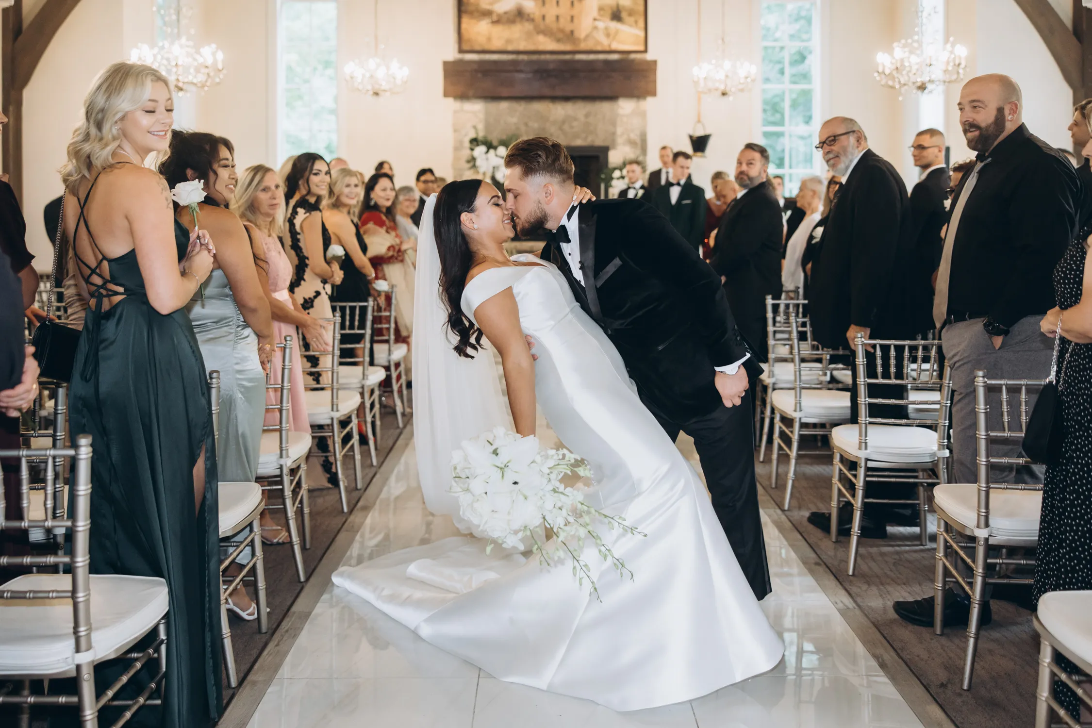 Ancaster Mill Chapel first kiss