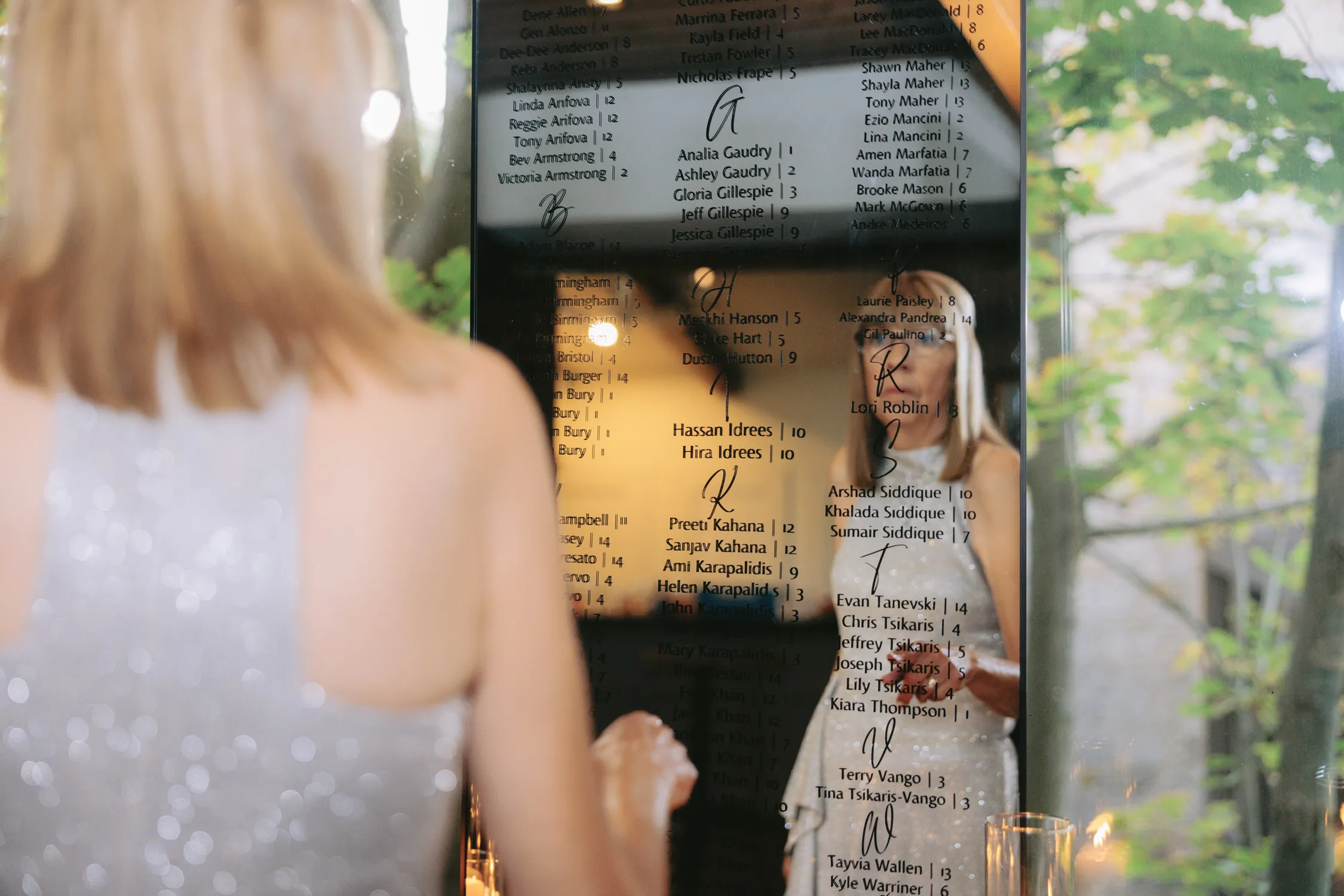 Guest at Ancaster Mill wedding