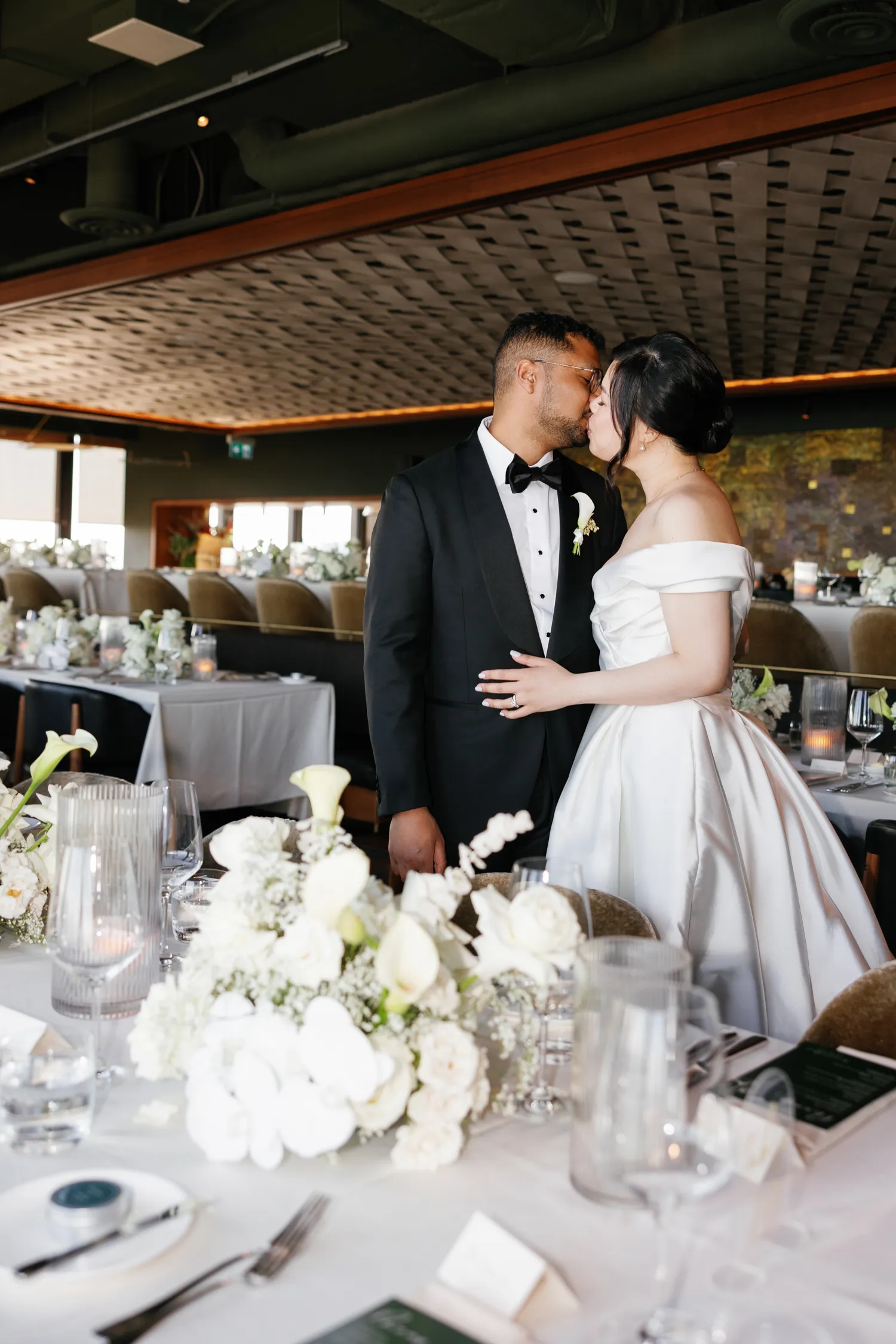 Wedding photography at Canoe Restaurant