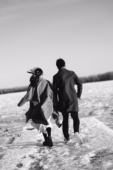 Cherry beach engagement picture