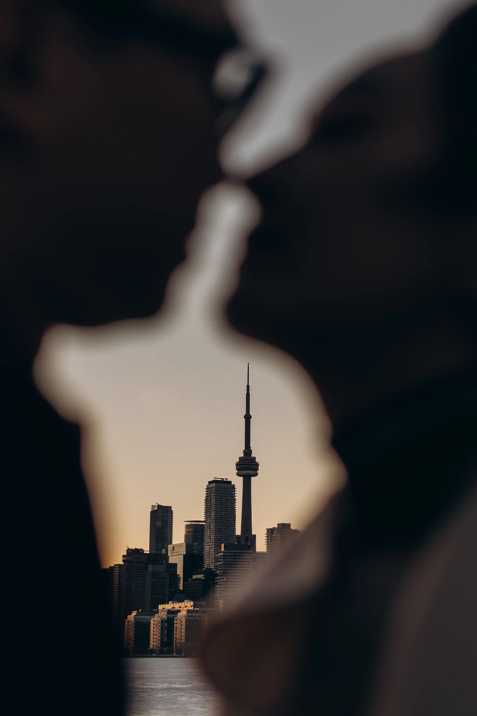 Polson Pier engagement photo