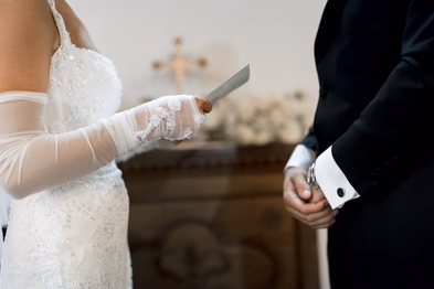 vows exchange photo at Doctors House wedding
