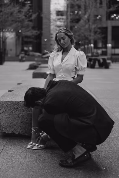 downtown urban engagement photo