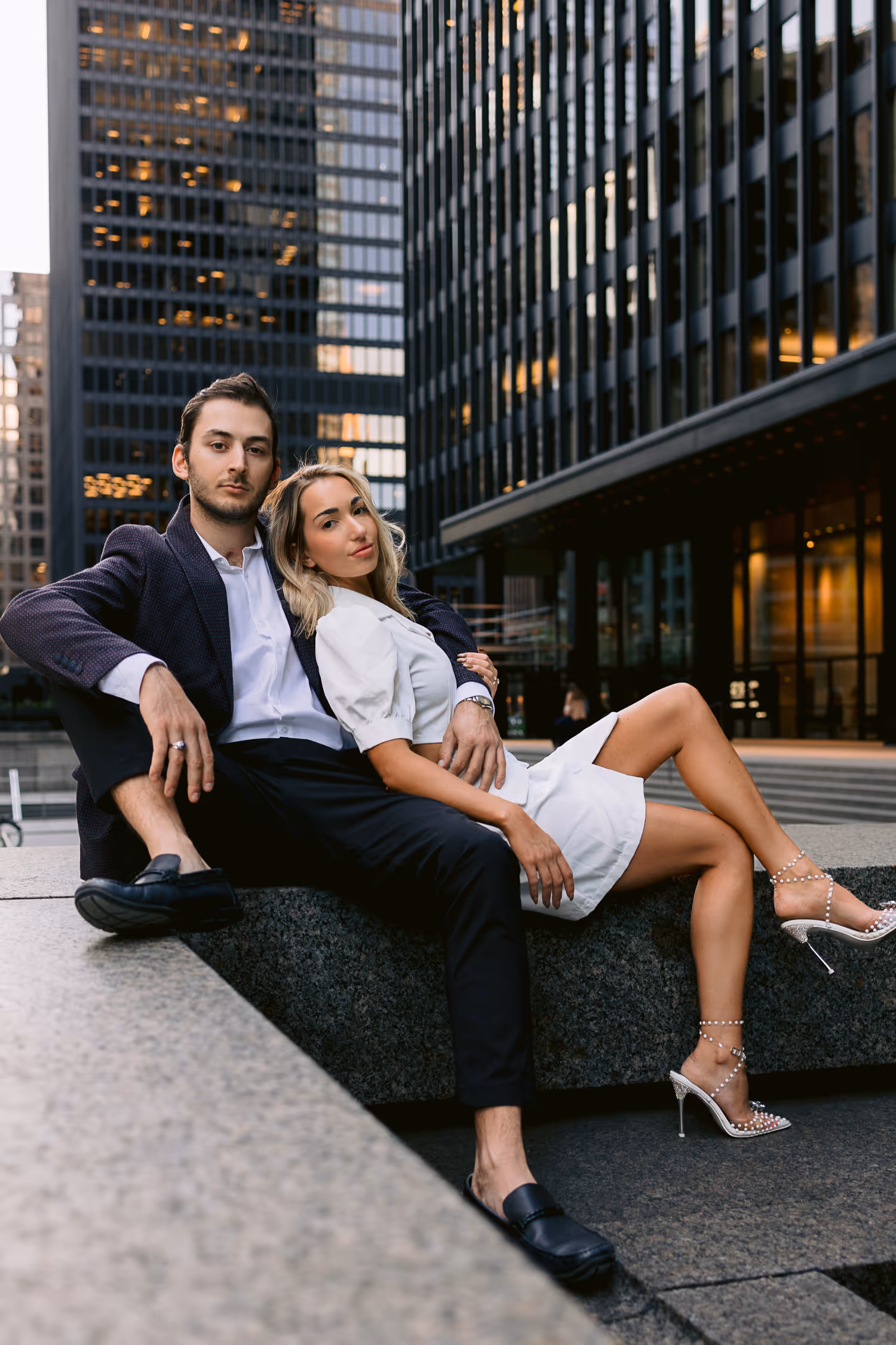Urban Engagement Photoshoot in Downtown Toronto