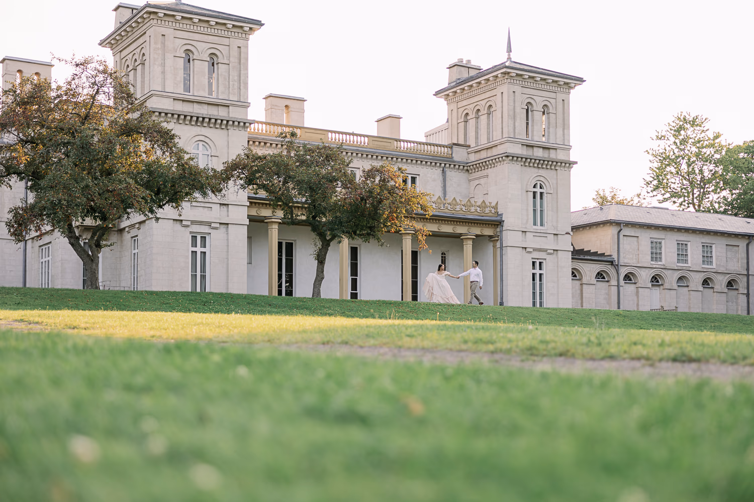 engagement pose at Dundurn Castle