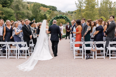 groom reaction seeing the bride first time at Evergreen Brickworks