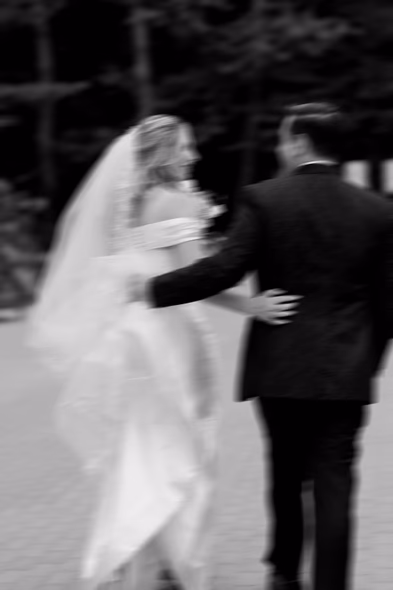 Couple posing at Evergreen Brickworks
