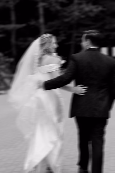 Couple posing at Evergreen Brickworks