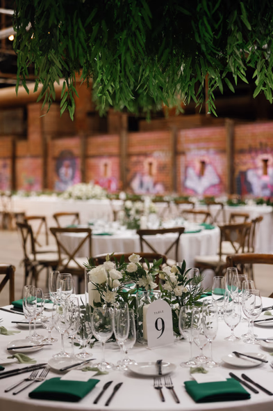 decor details before ceremony