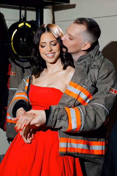 toronto fire station photoshoot
