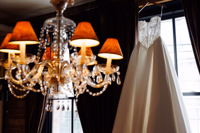 Wedding dress at George Restaurant