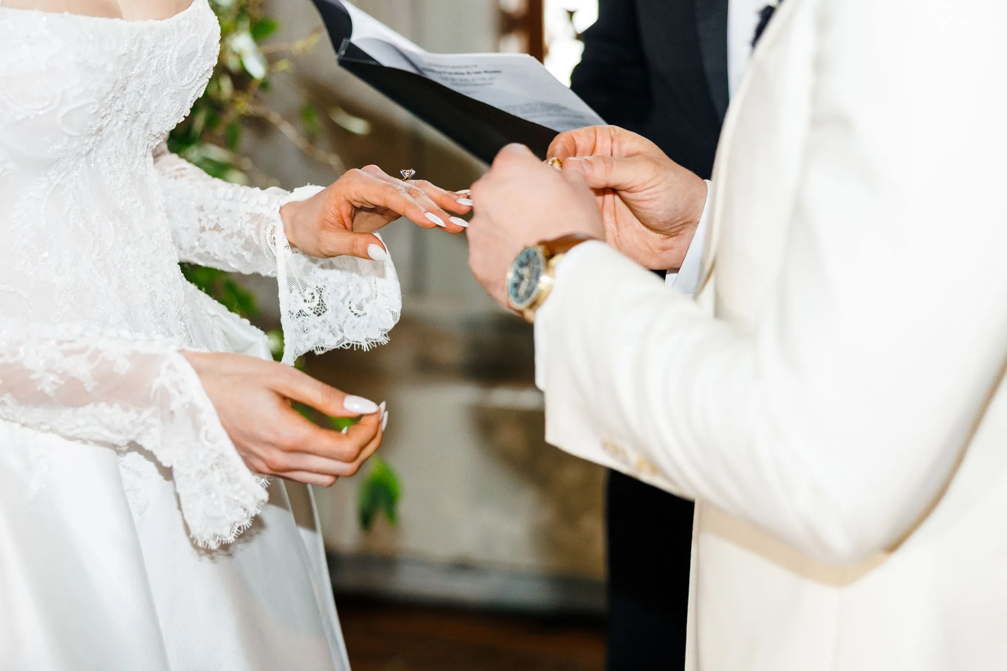 Rings exchange at George Restaurant Toronto