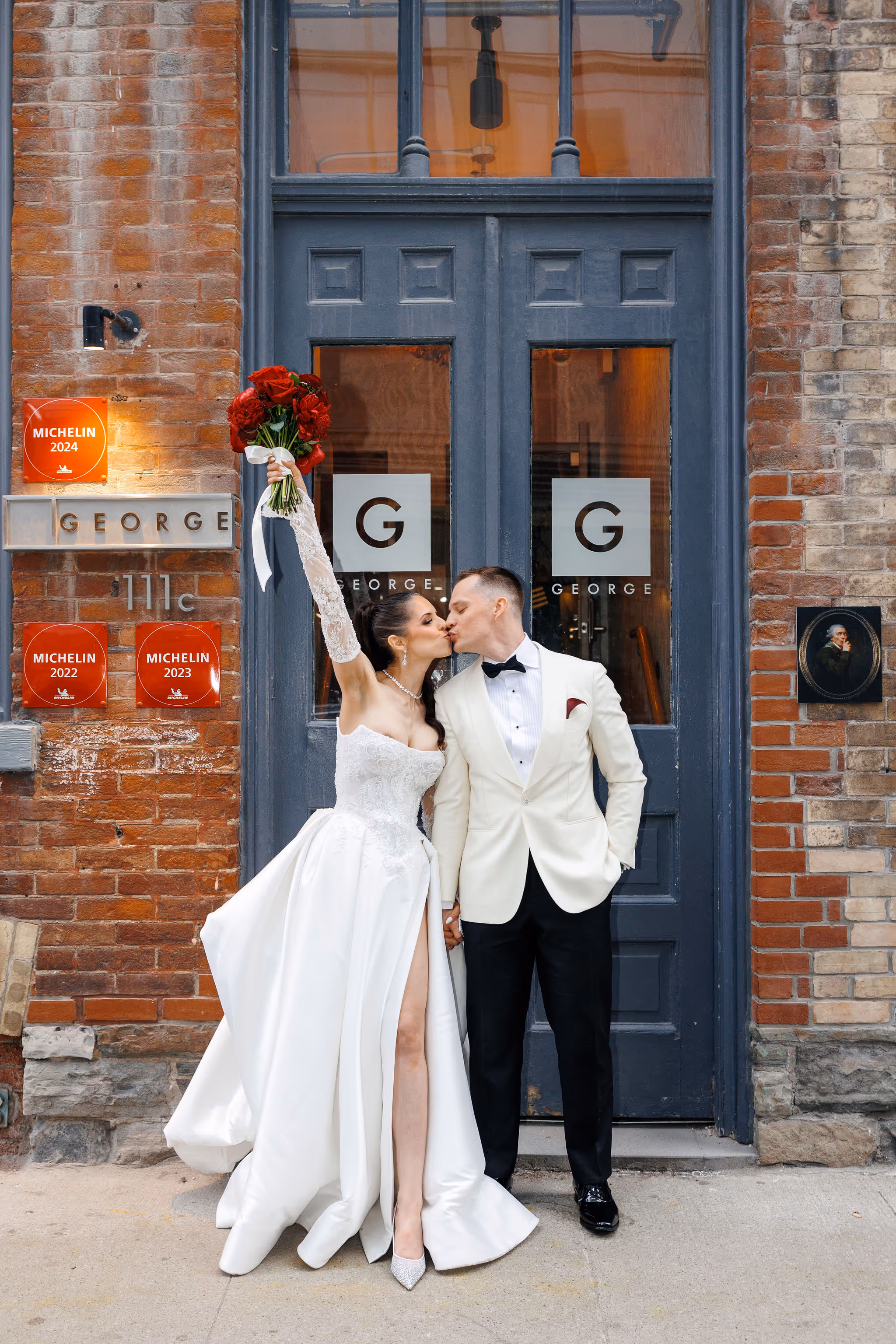 George restaurant Toronto wedding photo