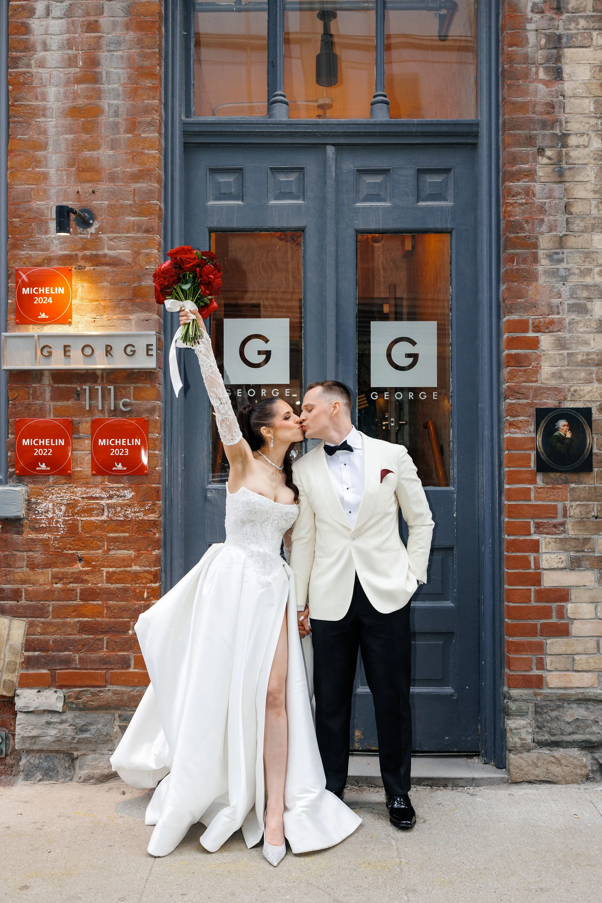 George restaurant Toronto wedding photo