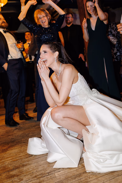 George restaurant Toronto wedding guests enjoying party