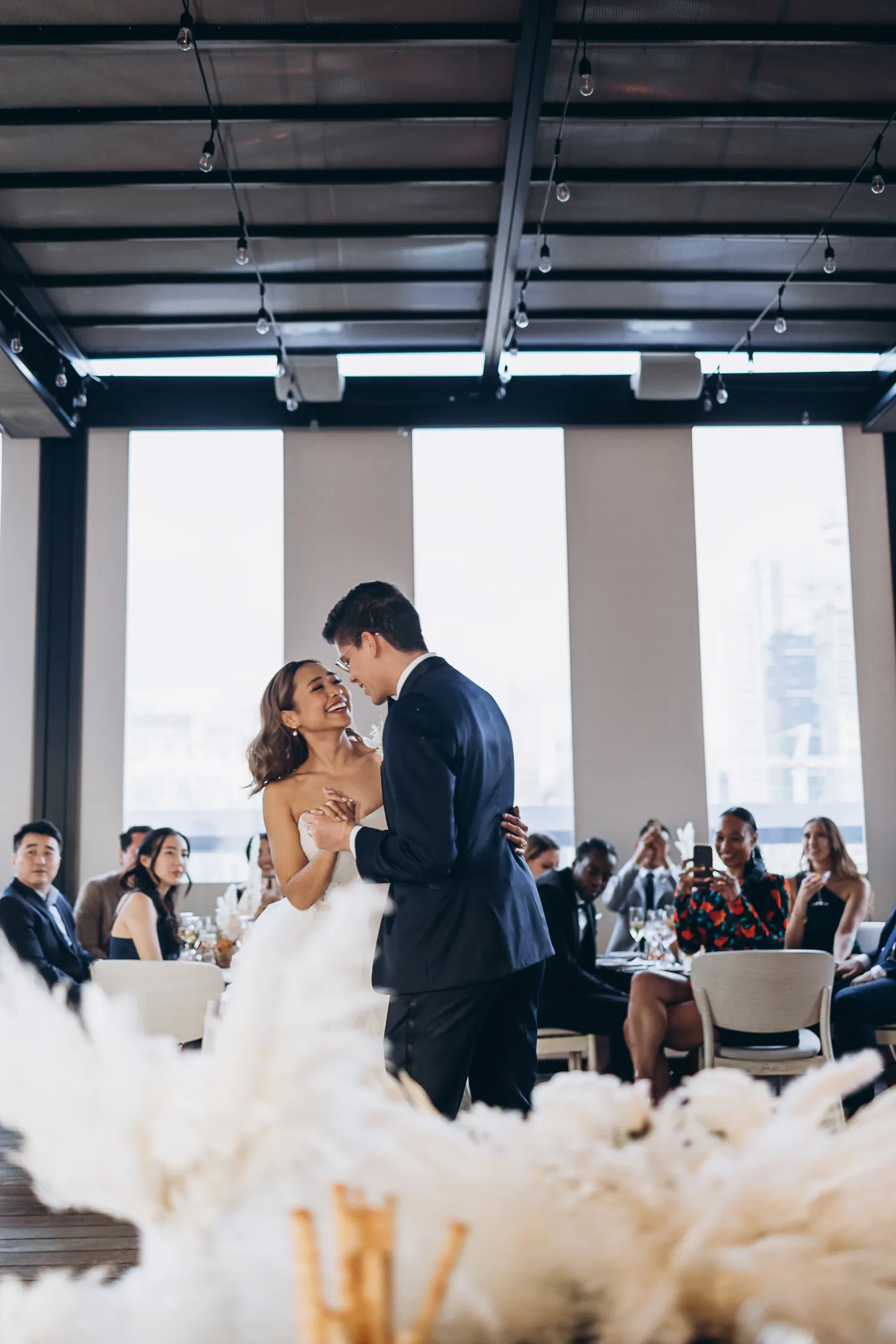 first dance at 1 hotel Harriets rooftop toronto