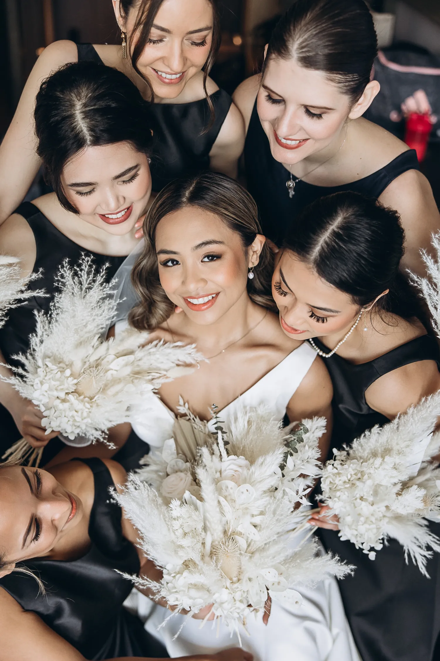 group photo for bridesmaids