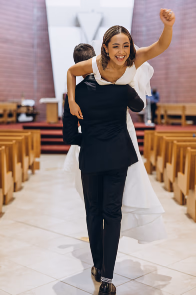 church wedding photo
