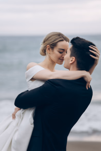 Bride and groom RC Harris