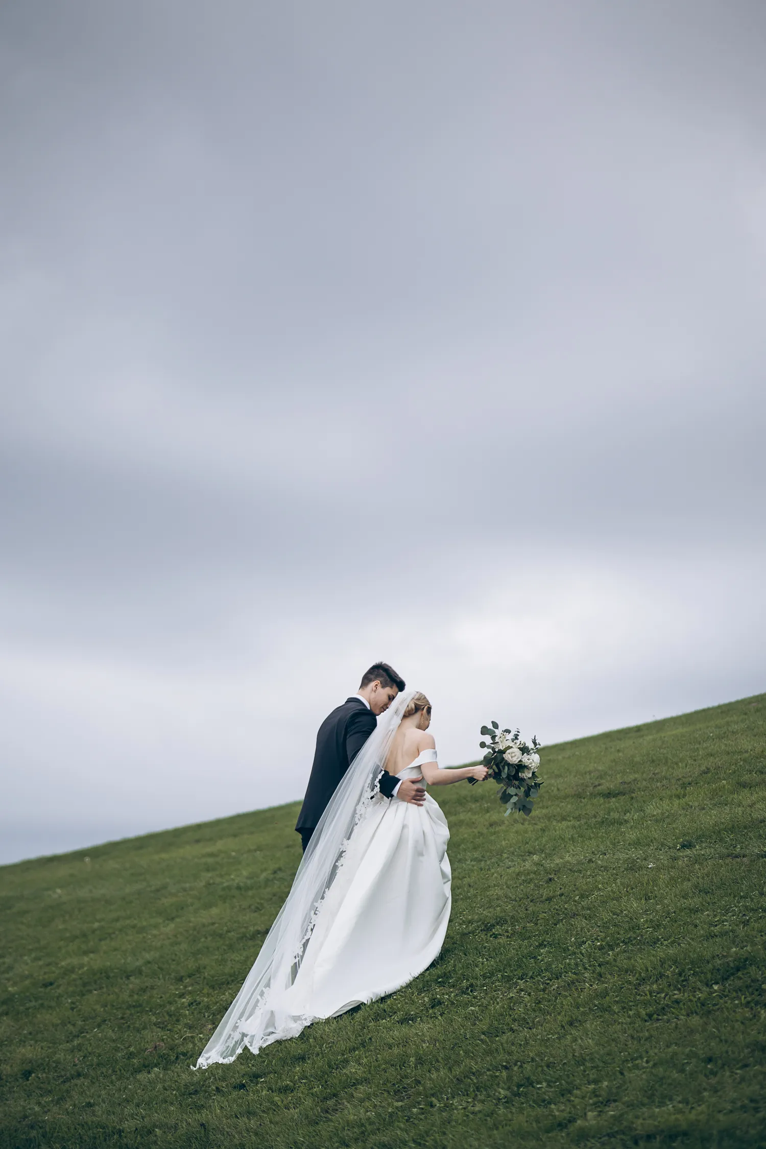 wedding photo at RC Harris Treatment Plant