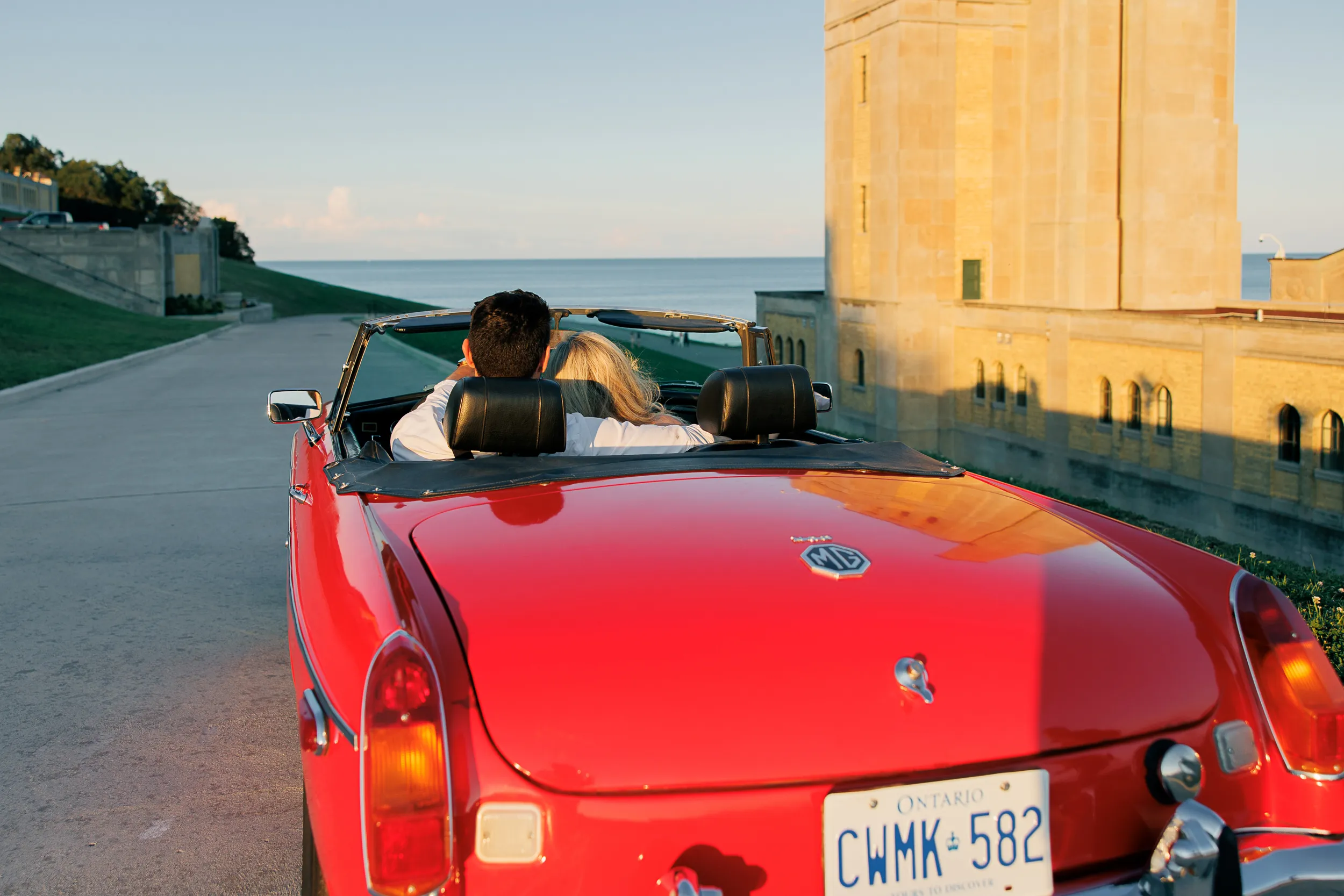 Harris Water Treatment with retro car