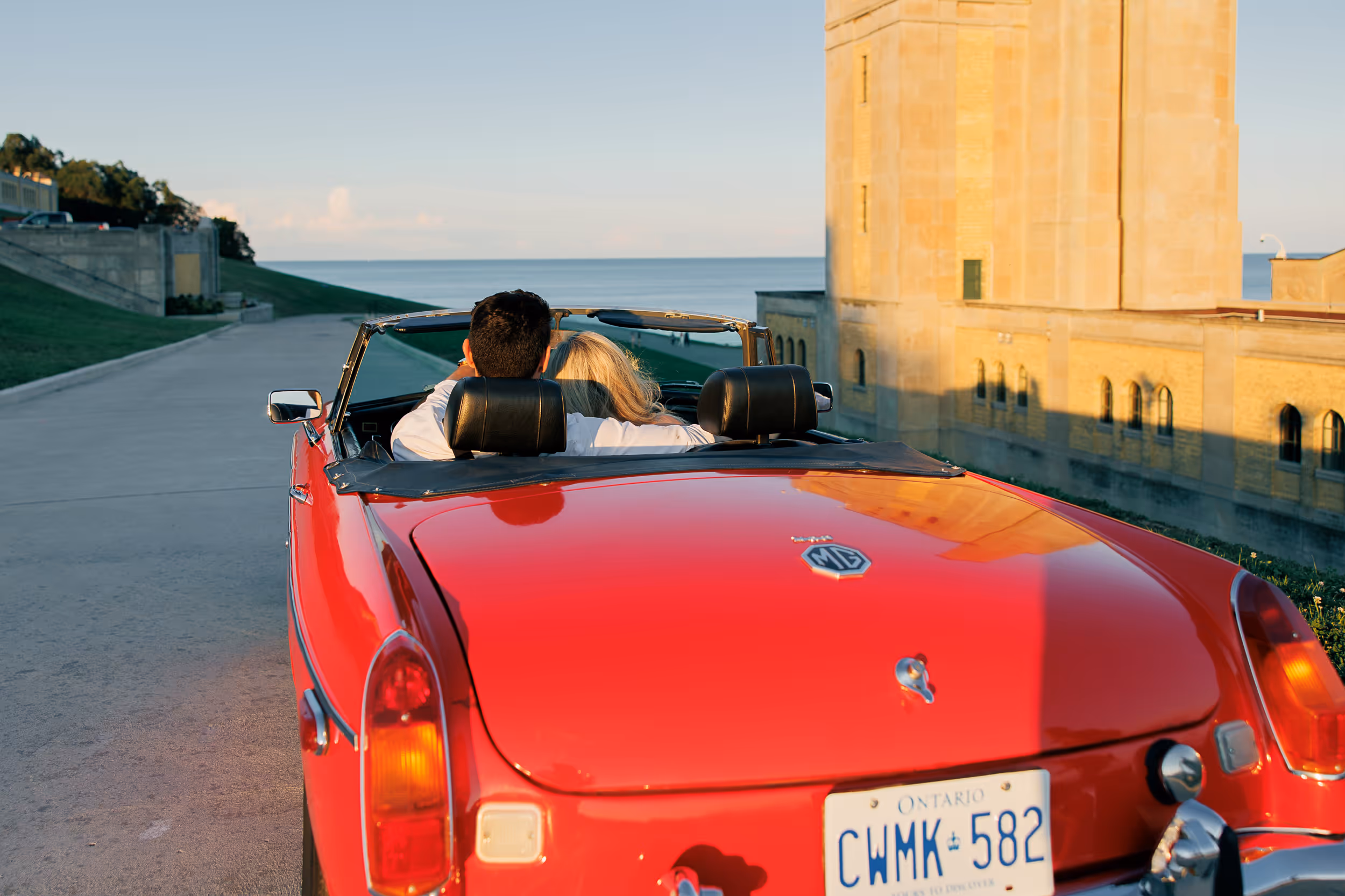 Harris Water Treatment with retro car