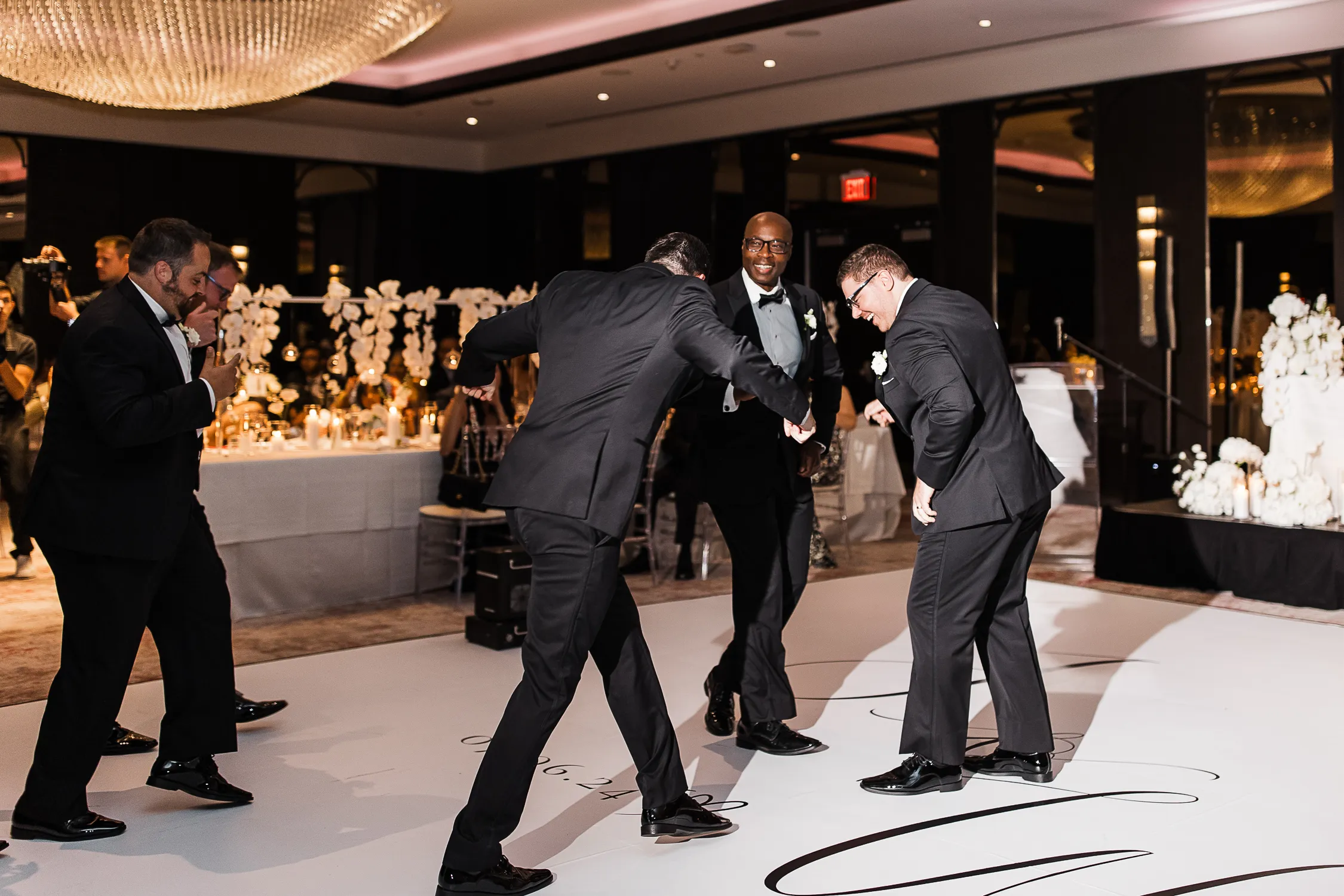 wedding reception at Hotel X