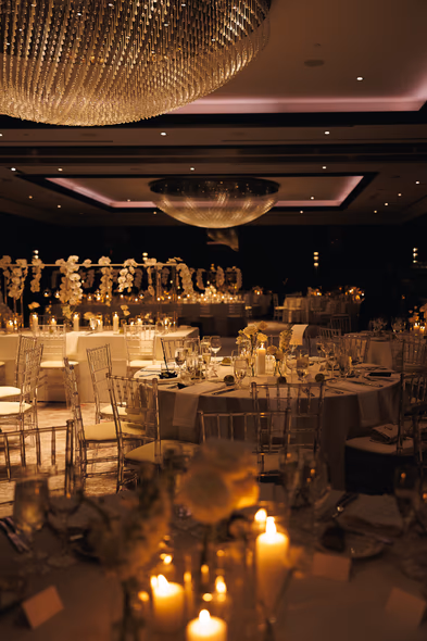 wedding decor at Hotel X Toronto