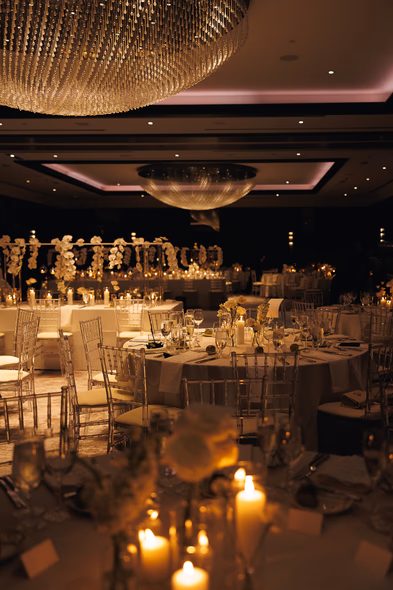 wedding decor at Hotel X Toronto