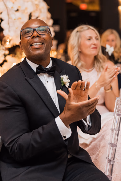 celebrating wedding at Hotel X