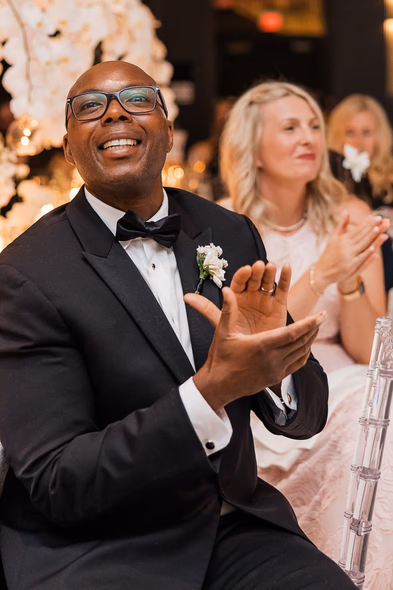 celebrating wedding at Hotel X