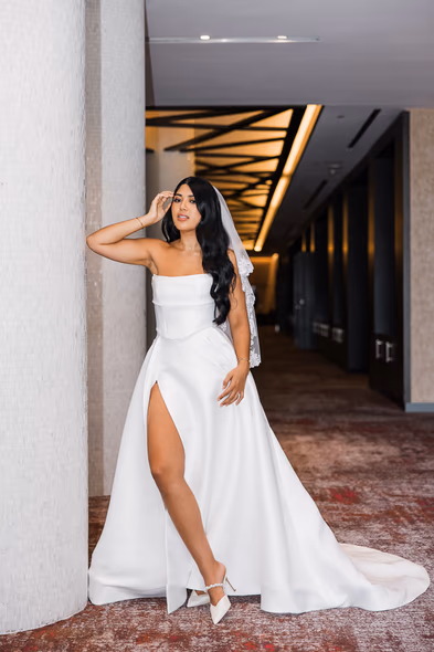 bride at Hotel X Toronto
