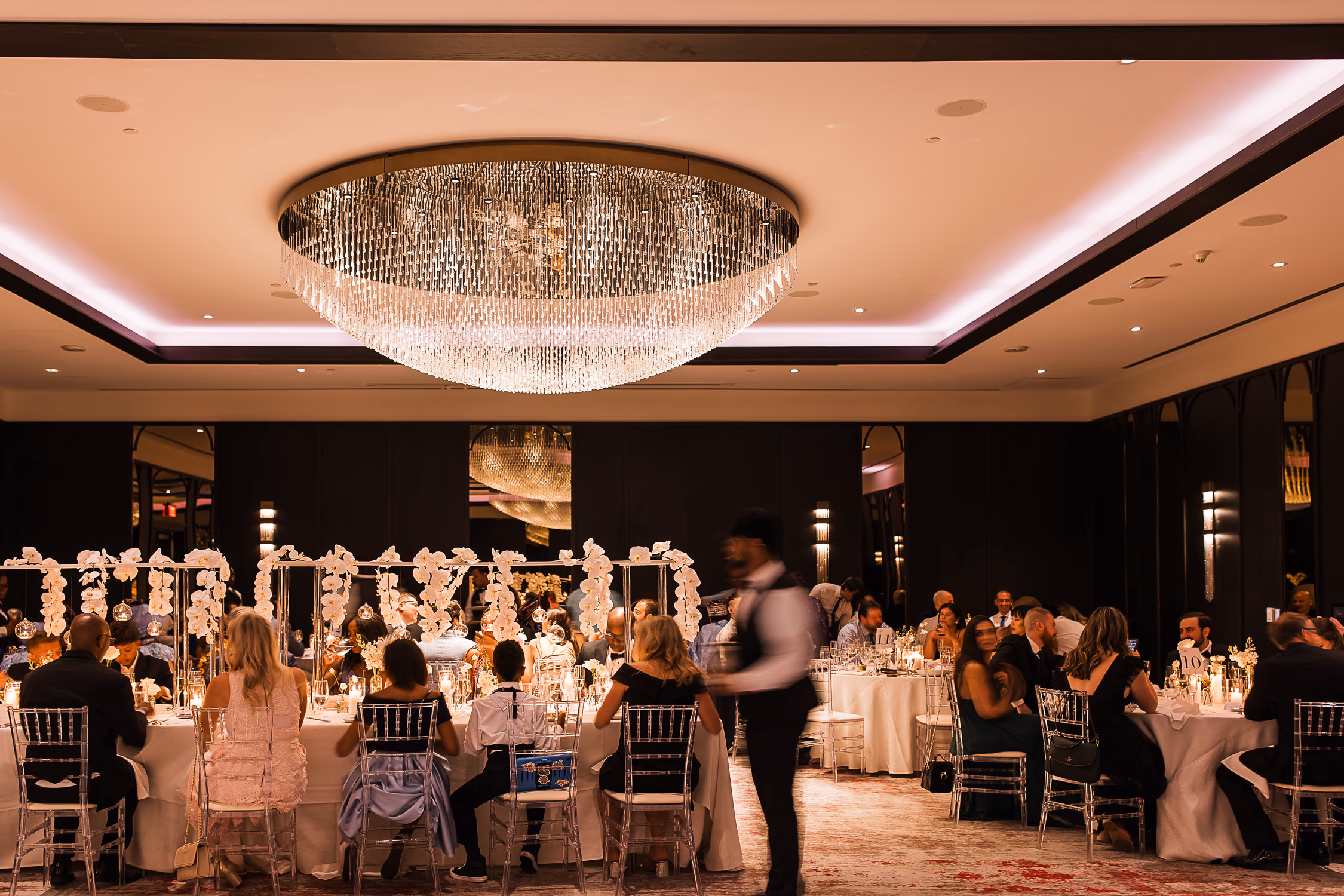 wedding ballroom at Hotel X