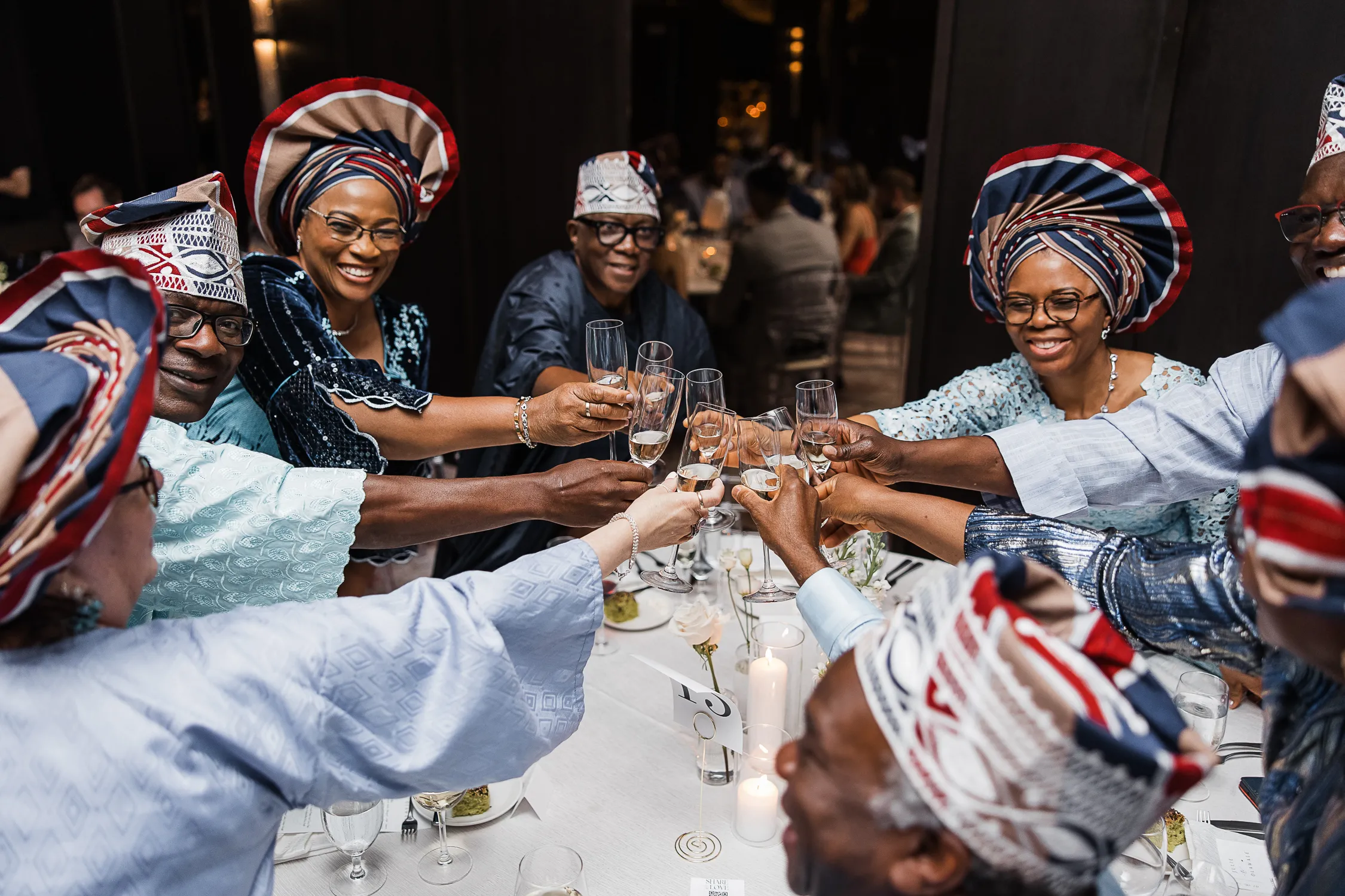 celebrating wedding at Hotel X 