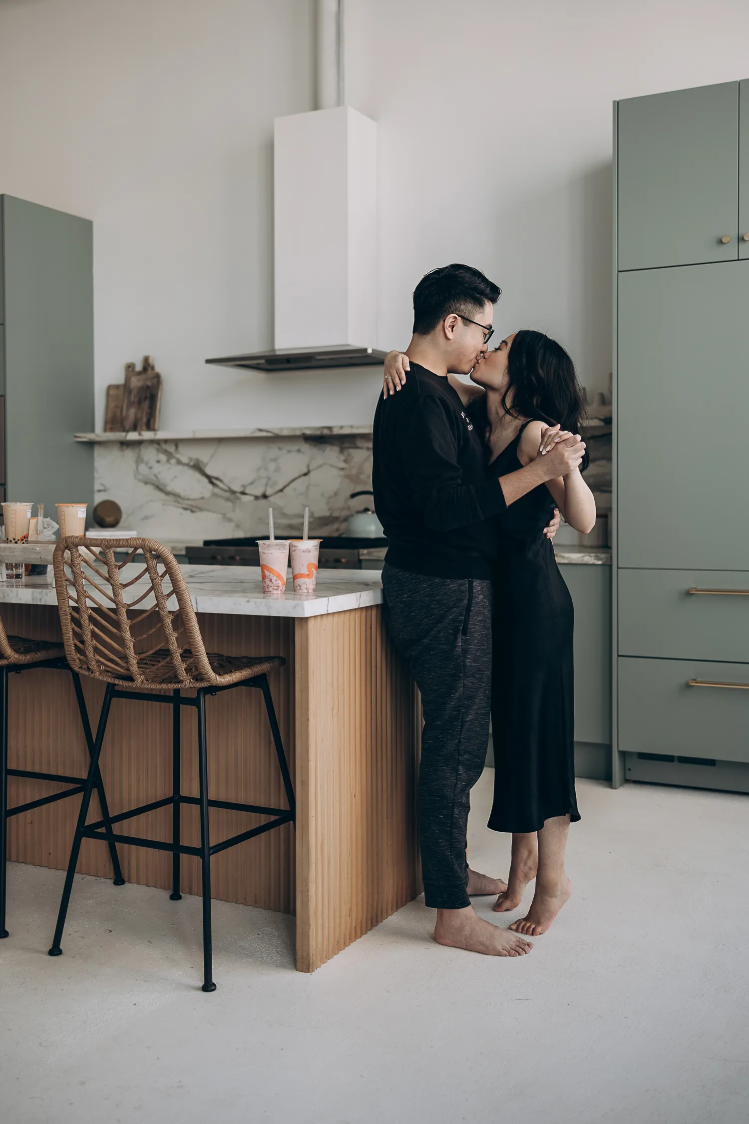 cooking engagement photo