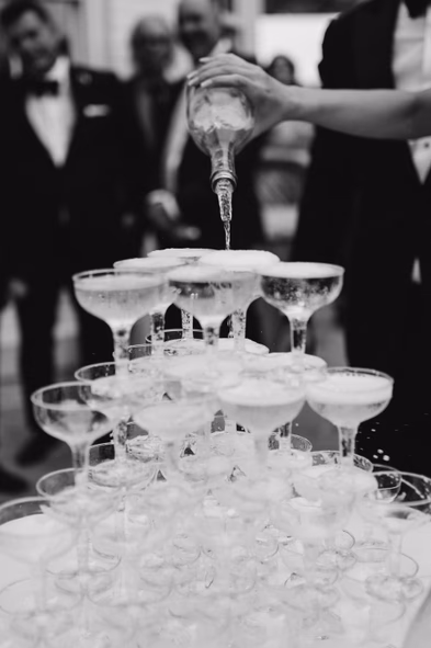 uoft wedding champagne tower