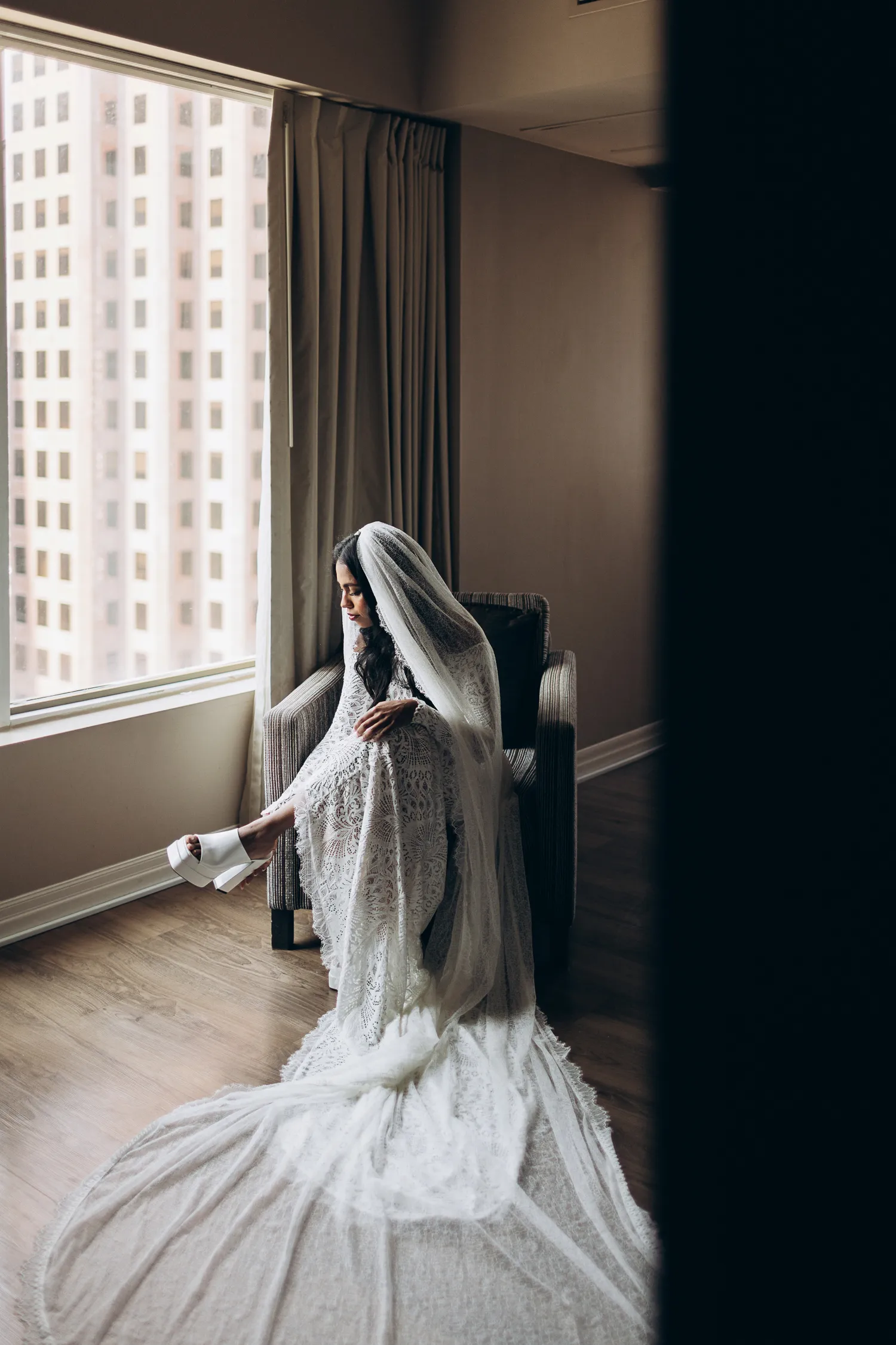 bride at One King West Hotel