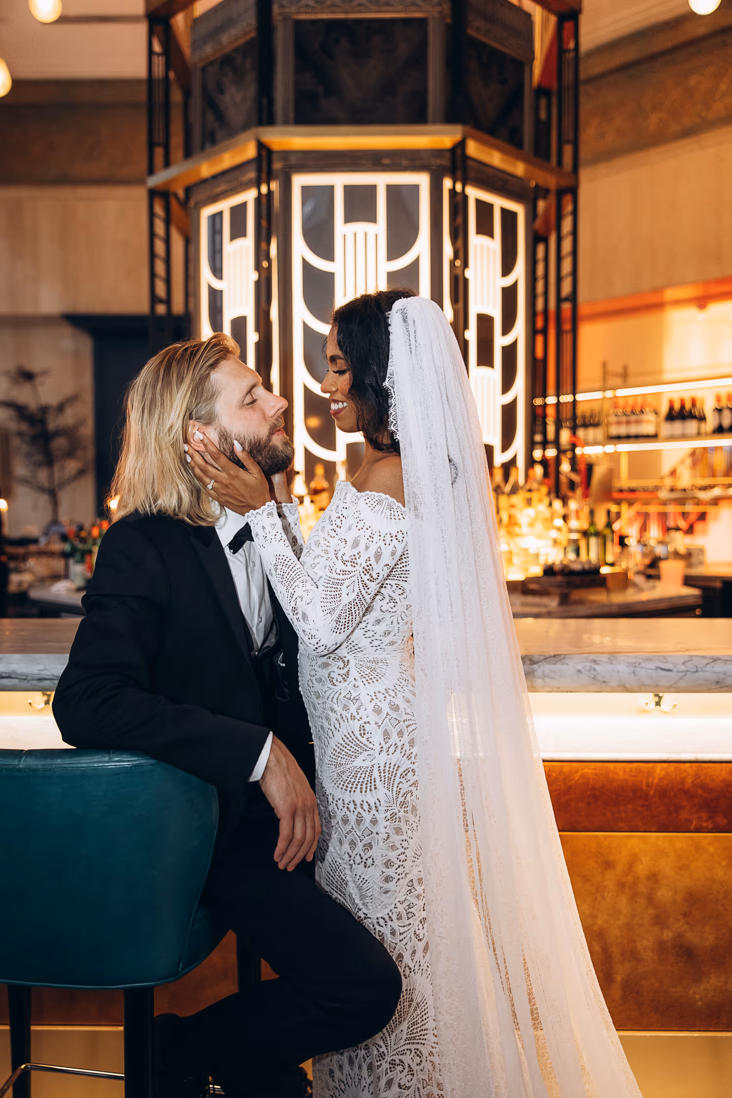 wedding photo at Lean Restaurant
