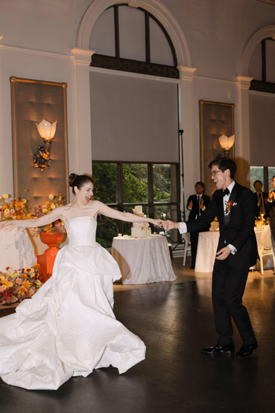 reception grand entrance at Liberty Grand