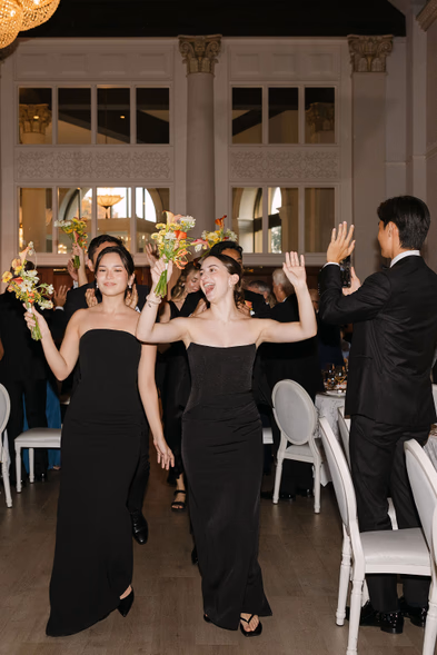 Classic Liberty Grand wedding reception